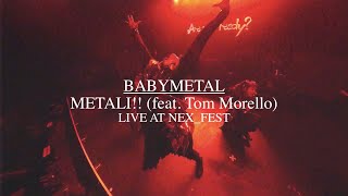 BABYMETAL – メタり！！ feat Tom Morello OFFICIAL Live Music Video [upl. by Kingston757]