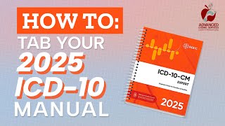 How to Tab Your 2025 ICD10CM Manual [upl. by Alage]