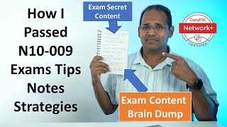 How I Passed Network N10009 Exam Tips and Brain Dump [upl. by Nosylla]