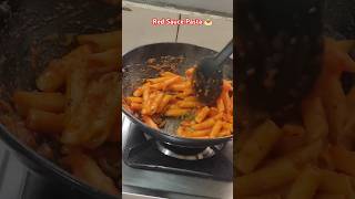 Red Sauce 🍝  youtubeshorts pasta recipe namak trending song subscribe viral redsaucepasta [upl. by Retsek448]