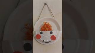 paper plates craft plasticplates craft walldecor ideas diy ytshort reel viral short trending [upl. by Ymer]