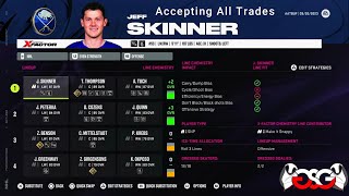 Accepting All Trades With The Buffalo Sabres in NHL 24 [upl. by Kired]