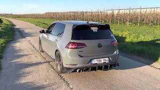 VW GOLF 75 GTI TCR  ICON CATLESS DOWNPIPE  STAGE 2 REMAP  AKRAPOVIC EXHAUST  BRUTAL SOUND [upl. by Tychonn]