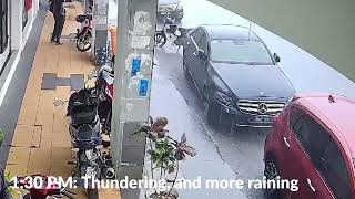 Bayu Perdana hit with flash flood  Klang [upl. by Holna]