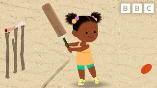 JoJo amp Gran Gran Its Time to Play Beach Cricket  FULL EPISODE  CBeebies [upl. by Trip]