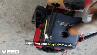 Kako zameniti vazdusni filter na trimeru Easy Trimmer Air Filter Replacement [upl. by Edme]