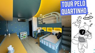 TOUR QUARTO PLANEJADO INFANTIL ASTRONAUTA [upl. by Ecnerual155]