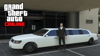 GTA 5 Online  How to Get a Personal Limo Driver [upl. by Nerraj]