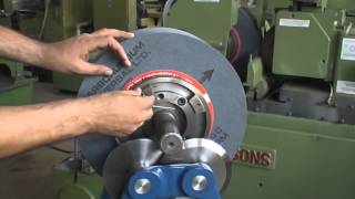 CENTERLESS GRINDING WHEEL BALANCING  BHAGWANSONS CENTERLESS GRINDERS [upl. by Assirat447]