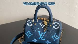 Louis Vuitton’s Speedy Bandouliere 20 in Blue [upl. by Bouzoun941]