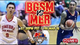 🔴PBA LIVE  GINEBRA VS MERALCO  LIVE SCORE amp PLAY BY PLAY  COMMENTARY  ELIMINATION ROUND [upl. by Bui]