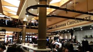 Max Brenner NYC  chocolate restaurant [upl. by Arehc]