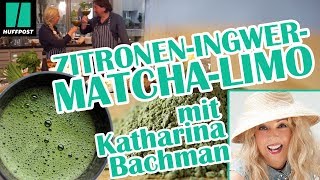 ZitronenIngwerMatchaLimo mit Katharina Bachman SOS Schlank ohne Sport  Kolja Kleeberg [upl. by Tadd495]