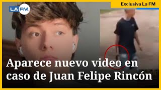 En exclusiva nuevo video en caso de Juan Felipe Rincón hijo del inspector de Policía [upl. by Cosme680]