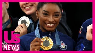 Simone Biles Shuts Down Critics Over Her Hair at the 2024 Olympics [upl. by Nosidda]