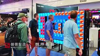 Kinetic screen at Infocomm Las Vegas in June [upl. by Guadalupe]