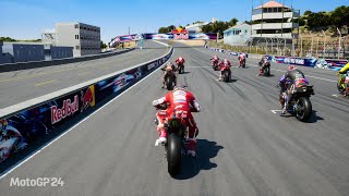 MotoGP 24 Laguna Seca Raceway [upl. by Nalyad]