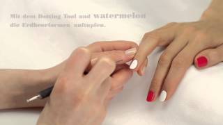 essie Tipp beerenstark  Nail Design Tutorial [upl. by Pollard]