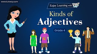 Types of Adjectives  Adjectives in English Grammar  Adjectives for Kids  Concept Examples [upl. by Llerdnek]