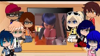 MLB react to sad Marinette and Adrien [upl. by Atikihs76]