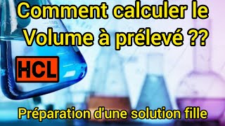 Préparer une solution de HCl à 01 molLméthode globale facteur de dilution [upl. by Riplex]