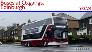 Buses at Oxgangs Edinburgh  Bus Vlog 9224 [upl. by Rolyt]