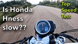 Is Honda Hness CB350 DLX PRO slow  Top speed of Honda Hness CB350 [upl. by Nnairahs]