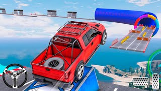 Car Stunt Games Car Games  Jeep Stunt Driving Games  Android Gameplay [upl. by Seraphina518]