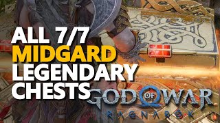 All Midgard Legendary Chests God Of War Ragnarok [upl. by Aun]