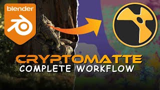 BLENDER CRYPTOMATTE workflow  Complete HINDI Tutorial [upl. by Amsa535]