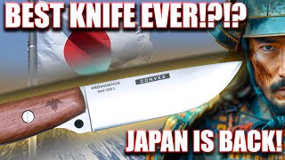 When Japan Makes a Bushcraft Knife Worlds Best Knife 2024 [upl. by Occer]