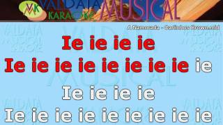 A Namorada Carlinhos Brown  karaoke [upl. by Laurie]