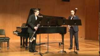 Johannes Berauer and Philipp Sageder Mizar for bassoon bass clarinet and electronics [upl. by France]