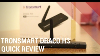 Tronsmart Draco H3 Review  Android TV Stick amp media player India [upl. by Mauri]