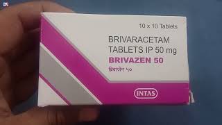 BRIVAZEN 50 Tablet  BRIVAZEN Tablets  BRIVARACETAM Tablets  BRIVAZEN 50mg Tablet Uses Dosage [upl. by Willi]