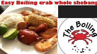 Boiling Crab whole shabang recipe [upl. by Elmajian]