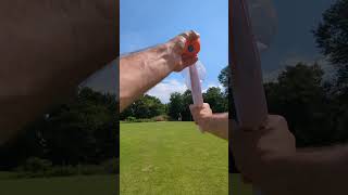 Ignore my heavy breathing The game is called Djubi Slingball Classic summer beach toy nerf [upl. by Oys760]