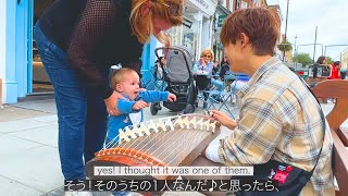 【海外】ロンドンの路上で箏「となりのトトロ」弾いた結果！？  totorostreetmusiciankotorondonEngland [upl. by Alius]