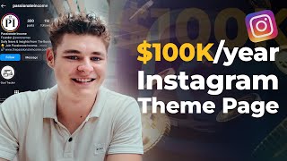 How Arnas Gintalas Makes 10000 Per Month with Instagram Theme Pages [upl. by Wendalyn438]