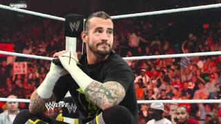 Raw CM Punk demands a WWE Championship Match [upl. by Welker63]