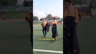 Die Stärkste Polizei der Welt polizei korea bodybuilding stark [upl. by Atiuqahs]