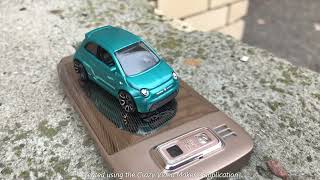 FIAT500e Hot wheels scale 164 amp Nokia E72 [upl. by Aztiram]