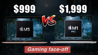 M1 Pro vs M1 Air gaming on Mac Is the Pro worth it [upl. by Thordia]