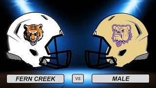 High School Football Fern Creek vs Male [upl. by Licht181]