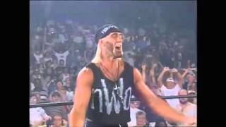 nWo attacks WCW 26Aug 1996 Flair gets hairdye [upl. by Aggi]