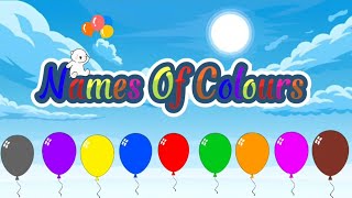 colors names english educational video for kidspakhtoon kids [upl. by Lengel556]