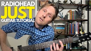 Just by Radiohead Guitar Tutorial  Guitar Lessons with Stuart [upl. by Camilo338]