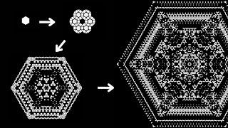 Tessellation Automata  Rhombitrihexagonal Tiling  0 [upl. by Juetta]