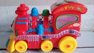 Choo Choo Train Fun ToyMinis Lovely Locomotive with Wonderful Music and Light Toy Cars [upl. by Mchenry]