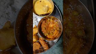 Kadhi chawal thali shorts youtubeshorts food [upl. by Jarrow]